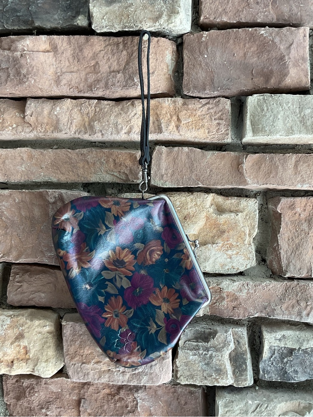 Patricia Nash Savena Floral Leather Wristlet Clutch